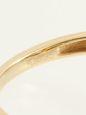 18K Gold/Blue Lapis Lazuli Diamond Ring