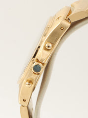 18K Santos Cougar MM Gold/Blue