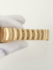 18KサントスクーガーMM ゴールド/ブルー