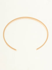 18Kラブオープンブレスレット ピンクゴールド