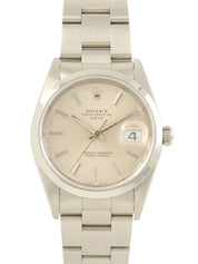 约1991年蚝式恒动日历型银表