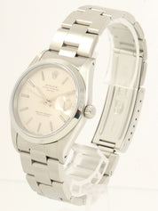 约1991年蚝式恒动日历型银表