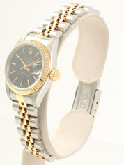 1993-1994 Oyster Perpetual Datejust in Silver/Gold/Black