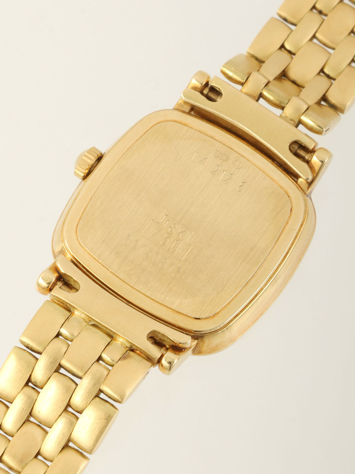 18Kクラシックスクエアウォッチ　ゴールド