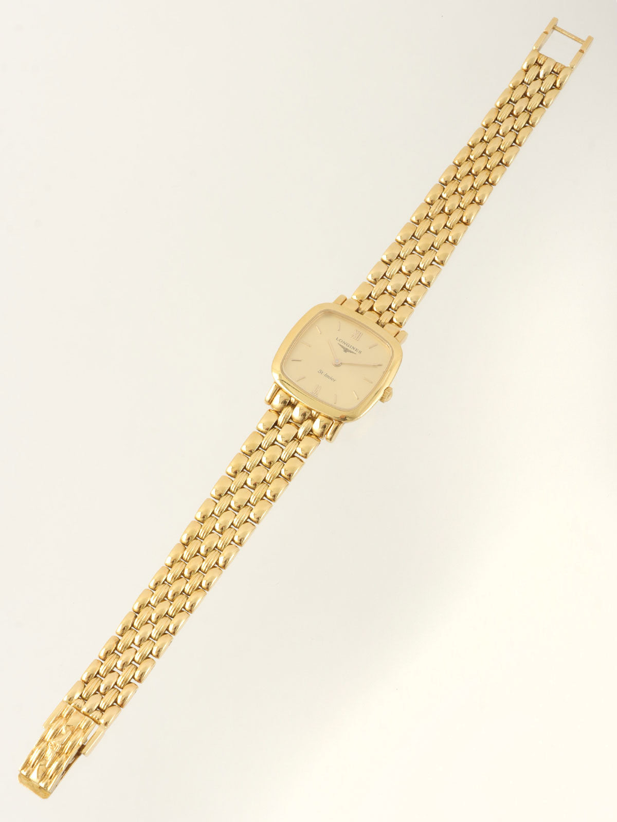 18Kクラシックスクエアウォッチ　ゴールド