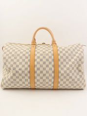 2007 年 Damier Keepall 50 Azur 帆布