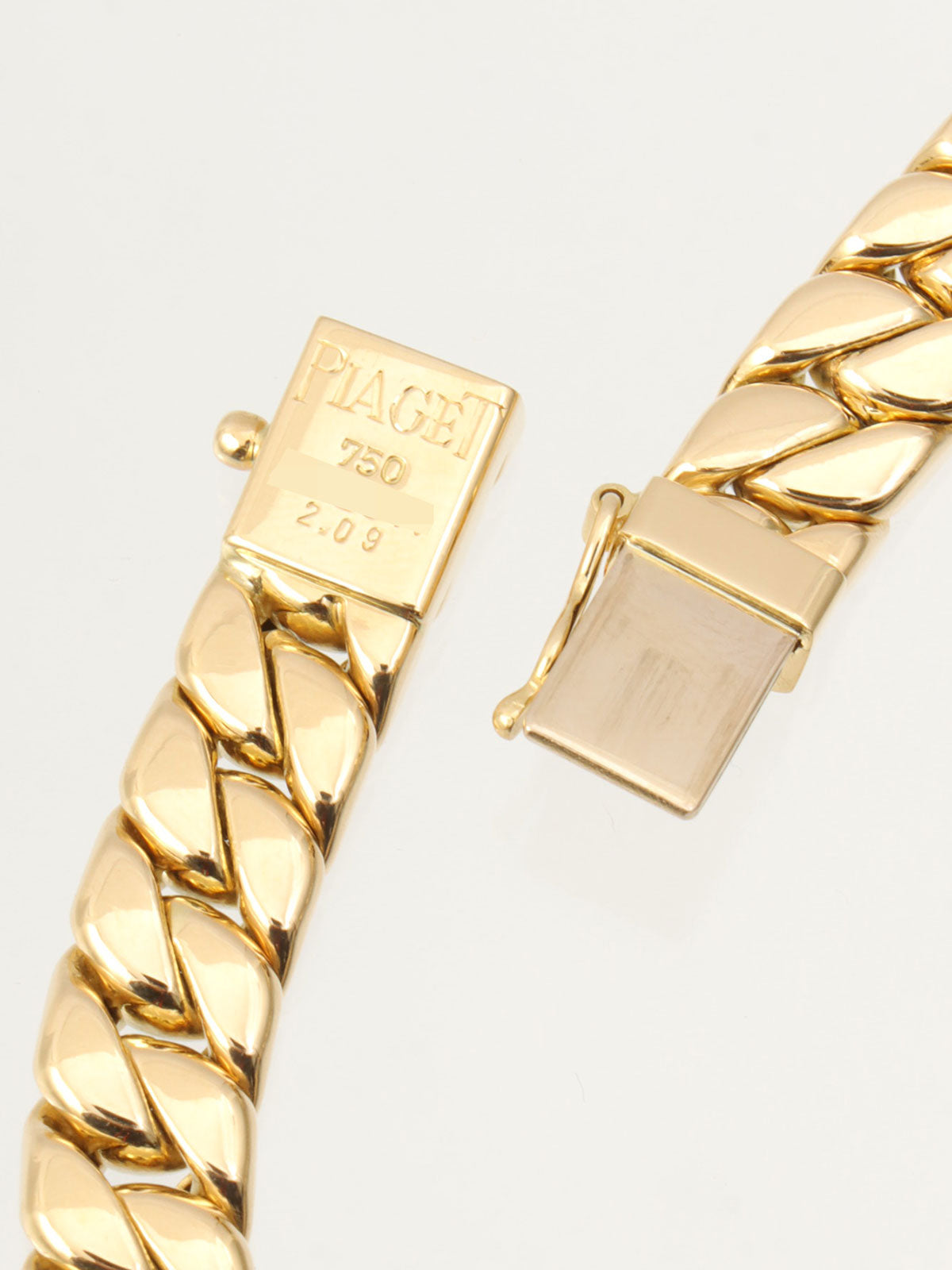 18Kダイヤモンドチェーンモチーフネックレス ゴールド