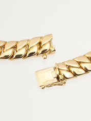 18Kダイヤモンドチェーンモチーフネックレス ゴールド