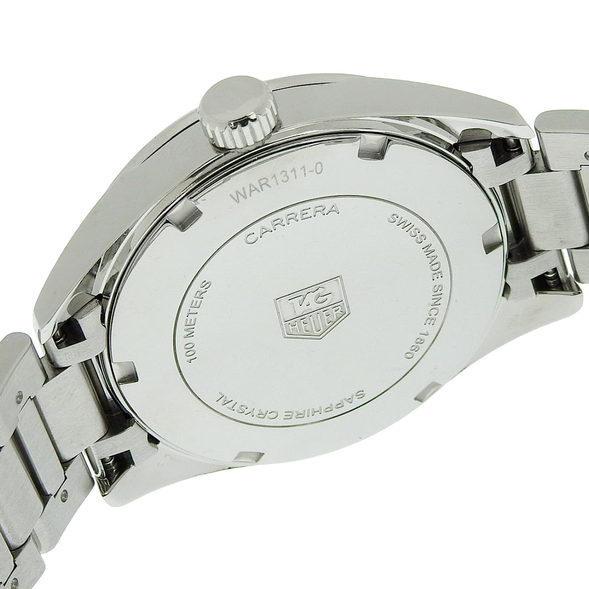 カレラWシェル 34mm WAR1311 クオーツ シルバー