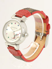 村上隆コラボレーションタンブールラブモノグラム シルバー/ブラウン/マルチ