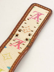 Murakami Takashi Collaboration Tambour Love Monogram Silver/Brown/Multi