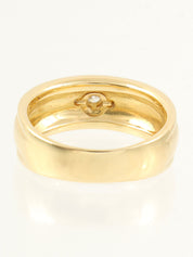 18Kダイヤモンドリング ゴールド