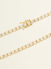 18Kテニスブレスレット ゴールド