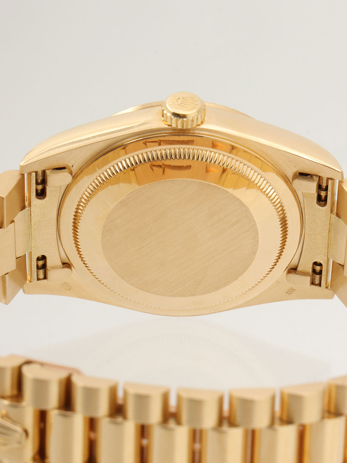 Circa 1994-1995 18K Diamond Oyster Perpetual Day-Date 36mm 18238LB W-serial Automatic Gold