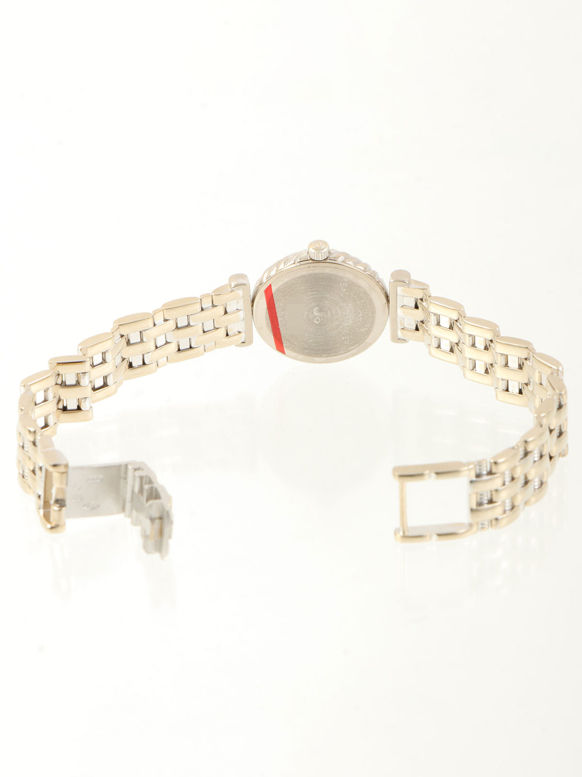 18Kラウンドロゴフェイスウォッチ シルバー