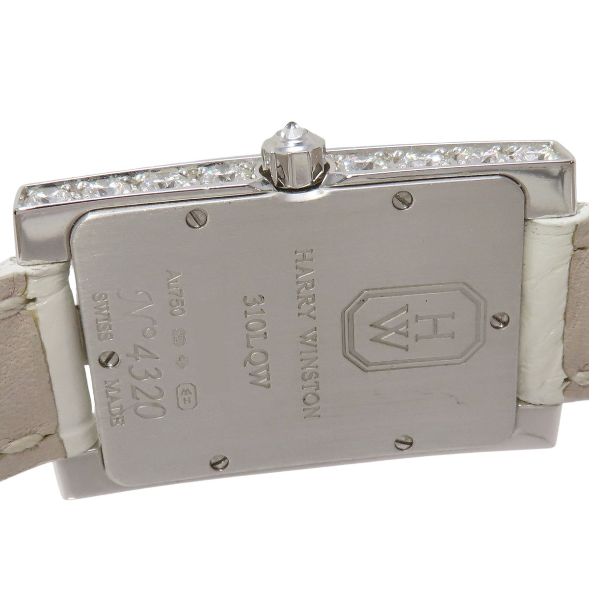 18K Diamond Avenue Classic AVEQHM21WW231 Quartz White