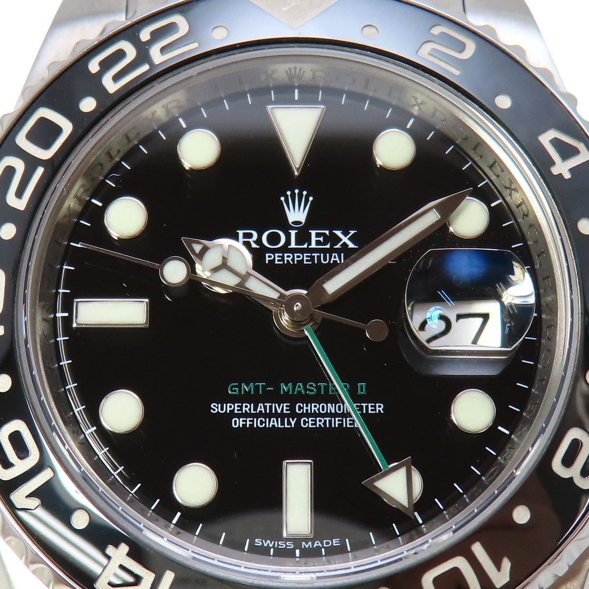 GMT-Master II 40mm 116710LN, M-series, circa 2007, Automatic, Black