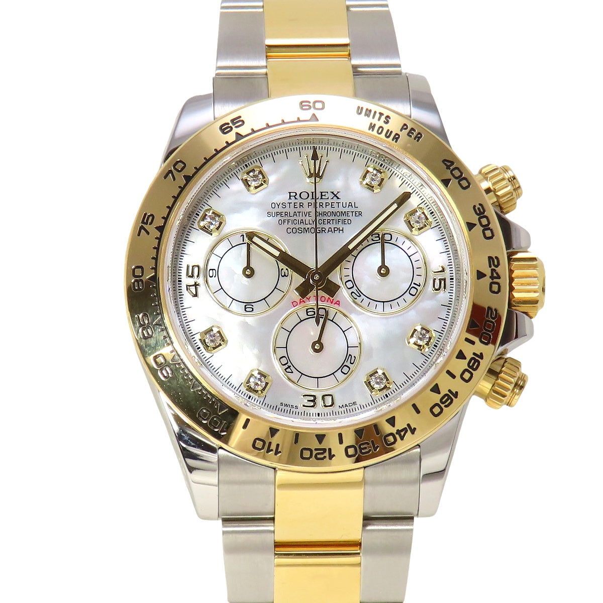 8Pダイヤモンドデイトナ 40mm 116503NG ランダム番 自動巻き ホワイトシェル