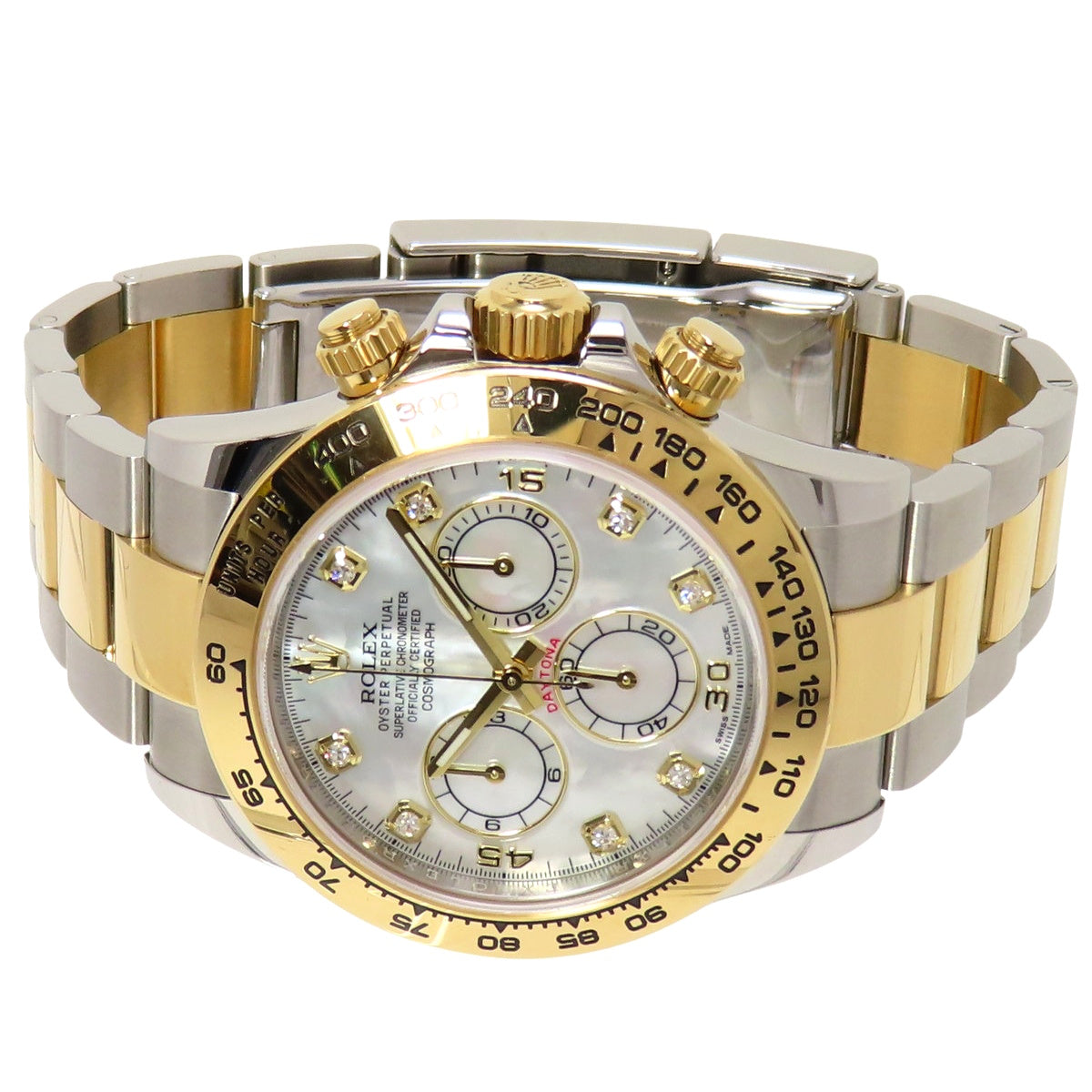 8Pダイヤモンドデイトナ 40mm 116503NG ランダム番 自動巻き ホワイトシェル