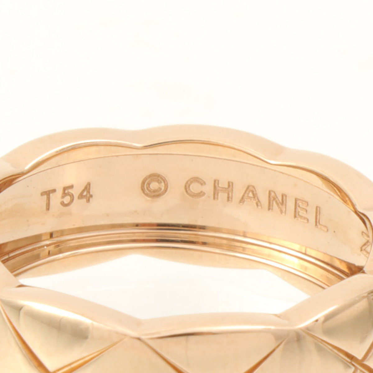 18K Coco Crush 中号戒指 #54 玫瑰金
