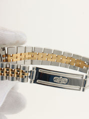 2002年頃製 オイスターパーペチュアルデイトジャスト シルバー/ゴールド/ブルー