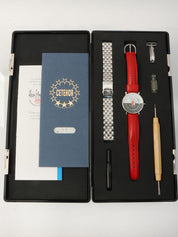 Alain Silberstein 24 Hours Santa Claus Silver/Red