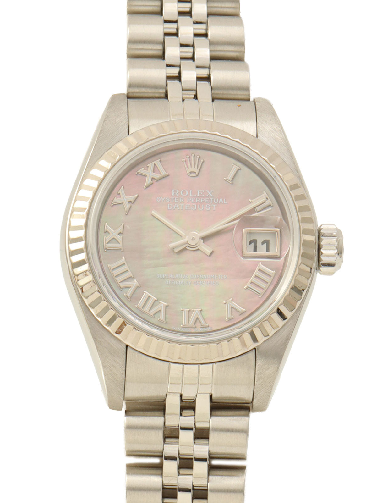 2004~2005年頃製 オイスターパーペチュアルデイトジャスト 26mm 79174NR F番 自動巻き ブラックシェル