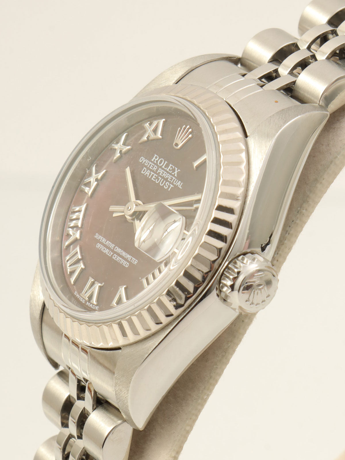 2004~2005年頃製 オイスターパーペチュアルデイトジャスト 26mm 79174NR F番 自動巻き ブラックシェル