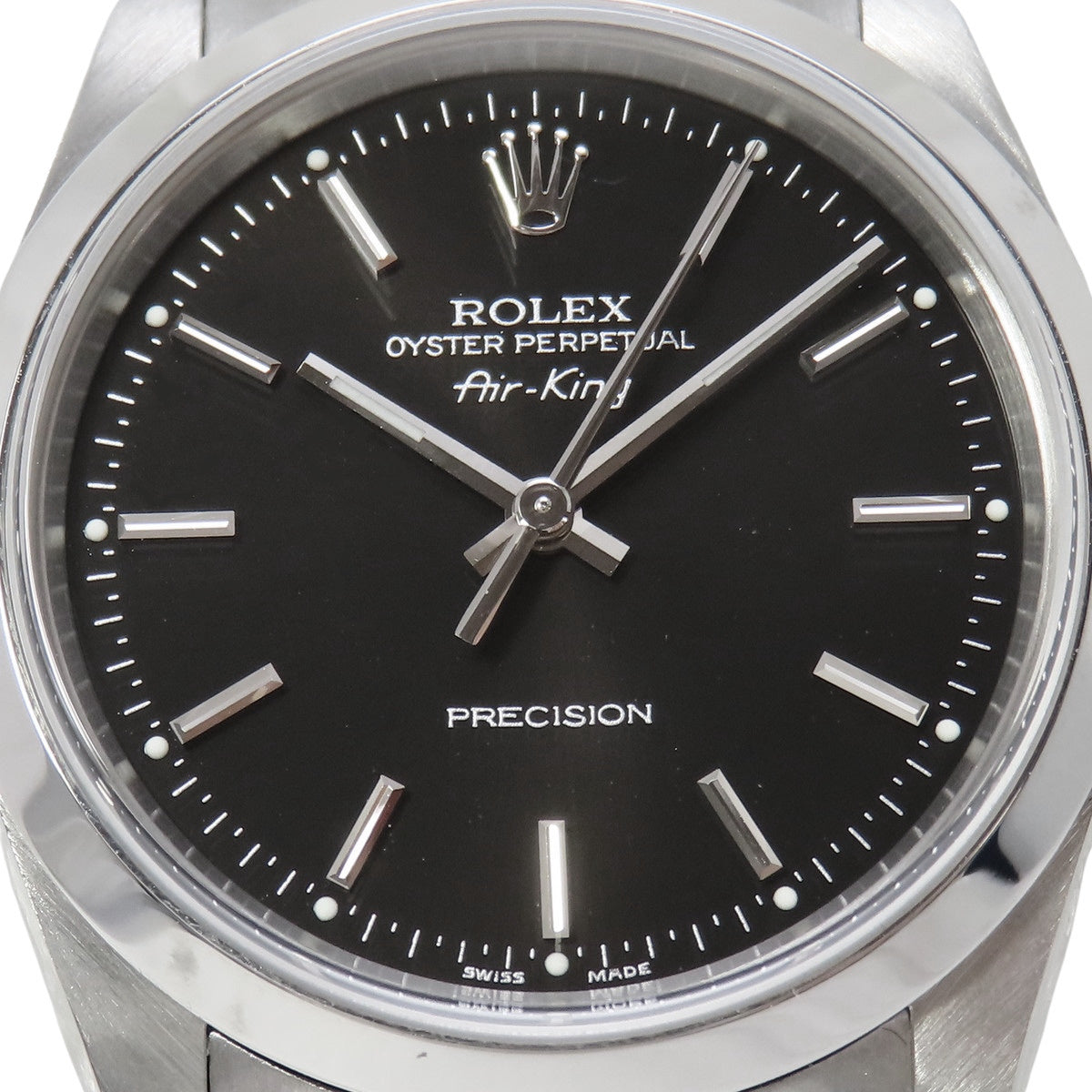 1998年頃製 エアキング 34mm 14000 A番 自動巻き ブラック