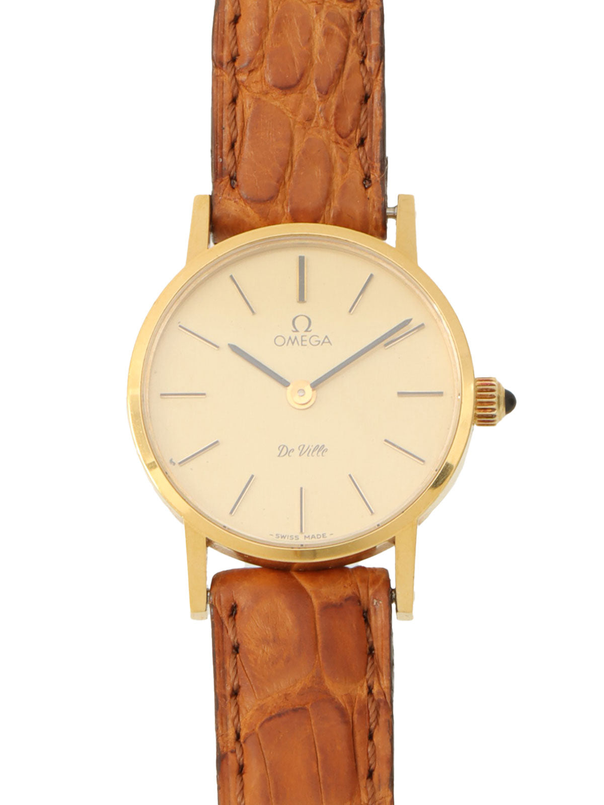 18K De Ville Watch Gold/Brown