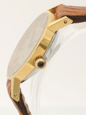 18K De Ville Watch Gold/Brown