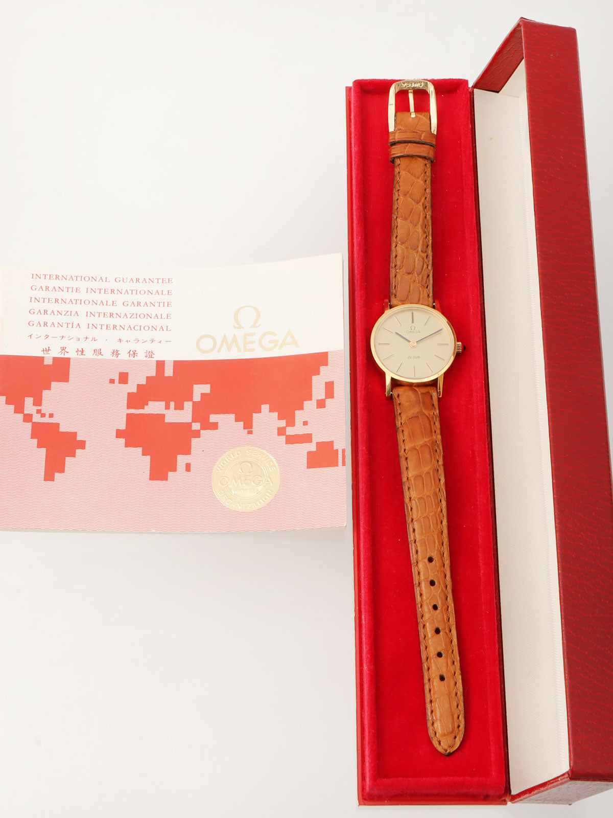 18K De Ville Watch Gold/Brown