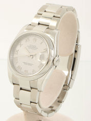 约2006年蚝式恒动日历型银表