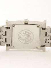 Hウォッチ シルバー/サーモンピンク