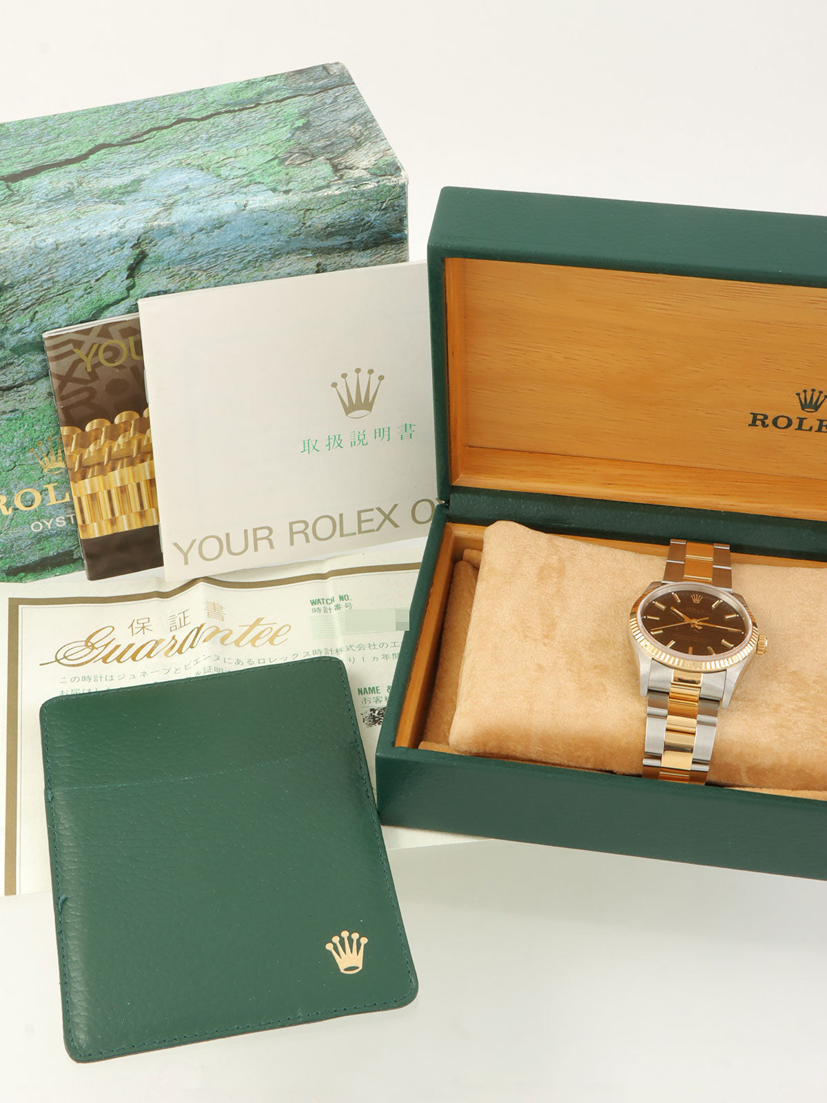 Circa 1991 Oyster Perpetual Silver/Gold/Black