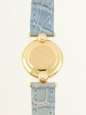 18K2P Diamond Hunter Case Gold/Light Blue