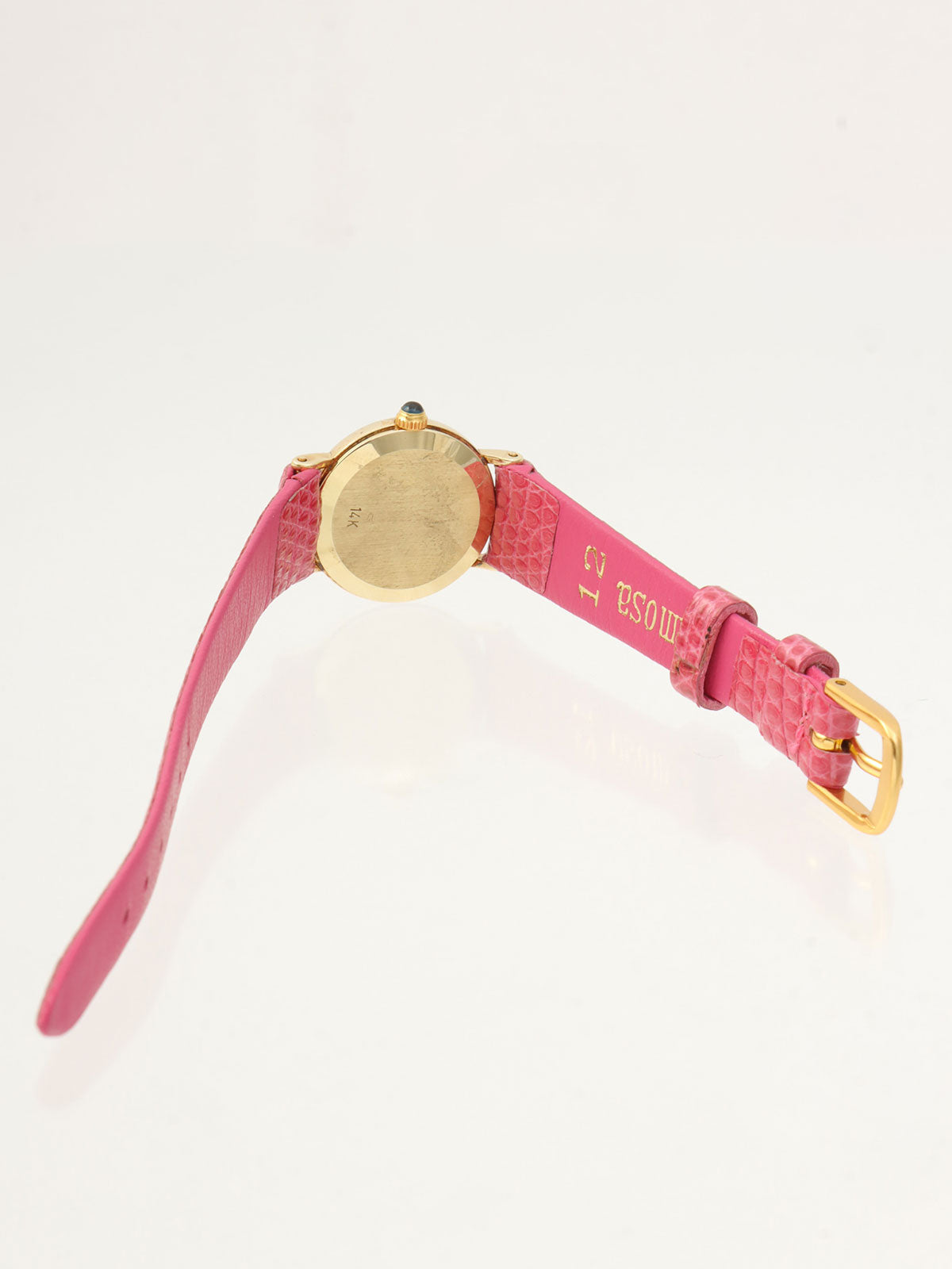 14K Round Classic Watch Gold/Pink