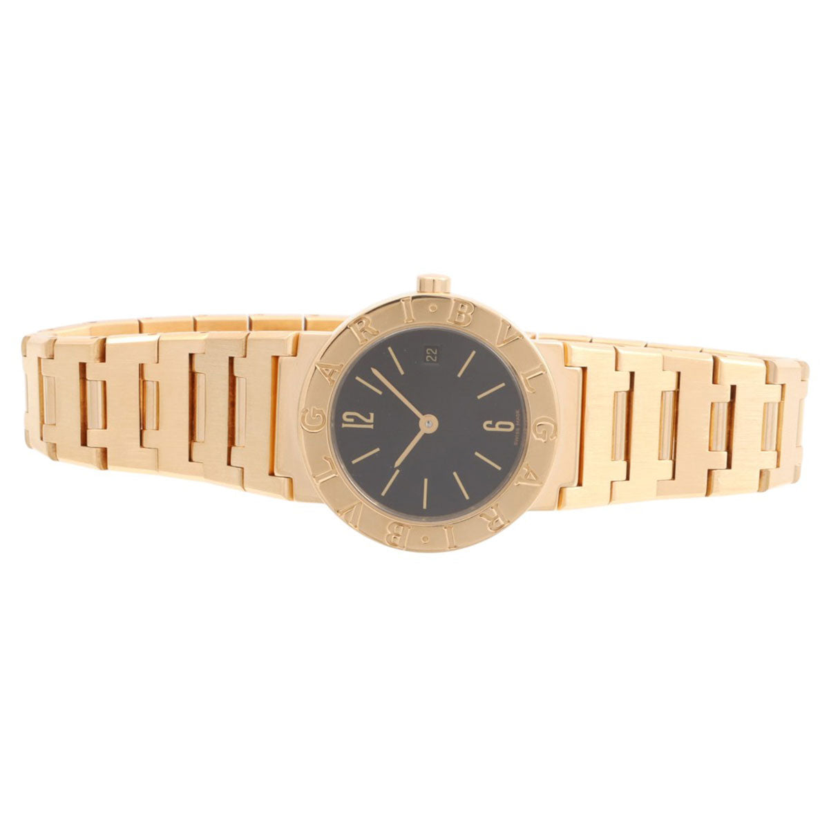 18K Bvlgari Bvlgari Watch BB26GD Quartz Black