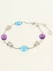 K18WG ビーゼロワンエレメント シルバー/ブルー/パープル