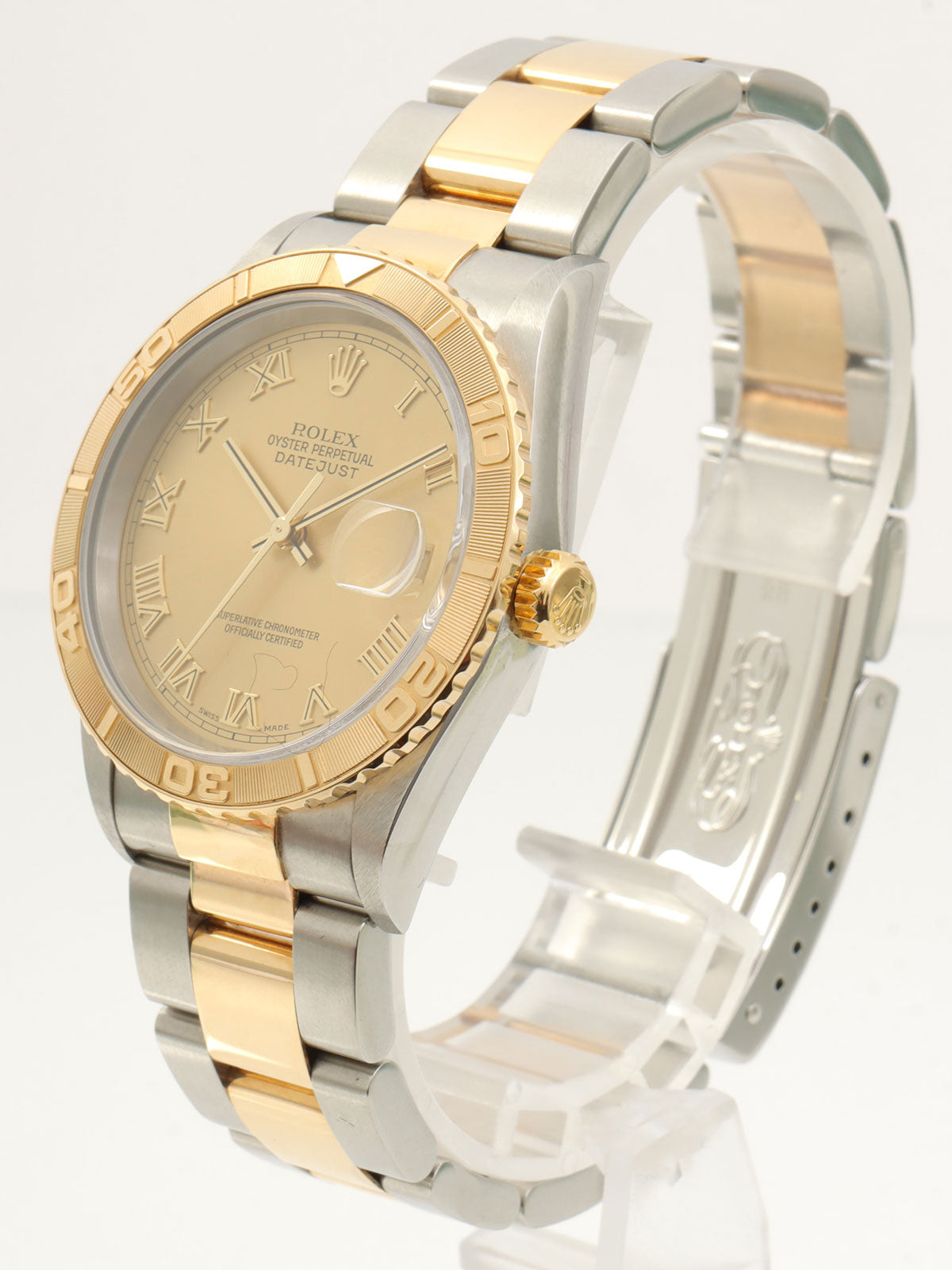 2001年頃製 デイトジャストサンダーバード 36mm 16263 K番 自動巻き ゴールド