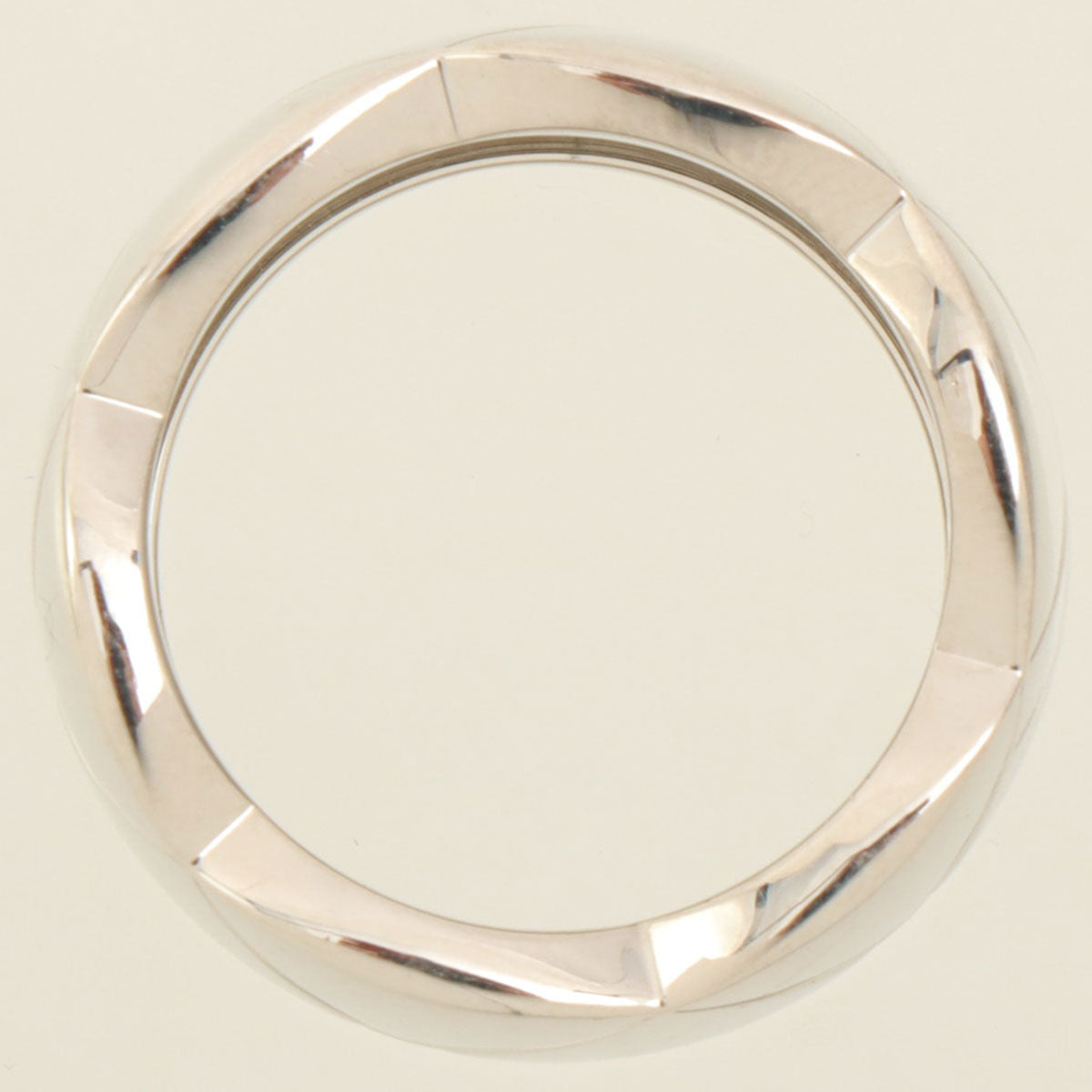 18K Coco Crush Large Ring #57 White Gold