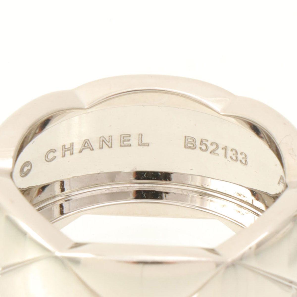 18K Coco Crush Large Ring #57 White Gold