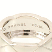 18K Coco Crush Large Ring #57 White Gold