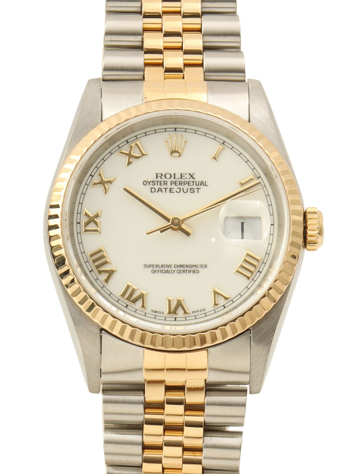 1996年頃製 デイトジャスト 36mm 16233 T番 自動巻き ホワイト