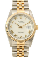 1996年頃製 デイトジャスト 36mm 16233 T番 自動巻き ホワイト