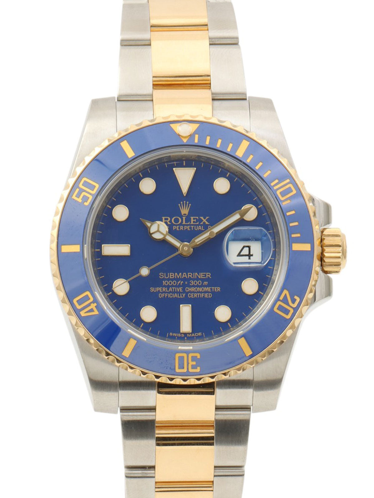Circa 2010 Submariner Date 40mm 116613LB G-series Automatic Blue
