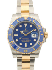 Circa 2010 Submariner Date 40mm 116613LB G-series Automatic Blue