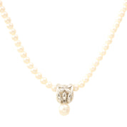 Pearl Design Necklace White