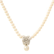 Pearl Design Necklace White