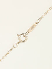 925リボンモチーフネックレス シルバー